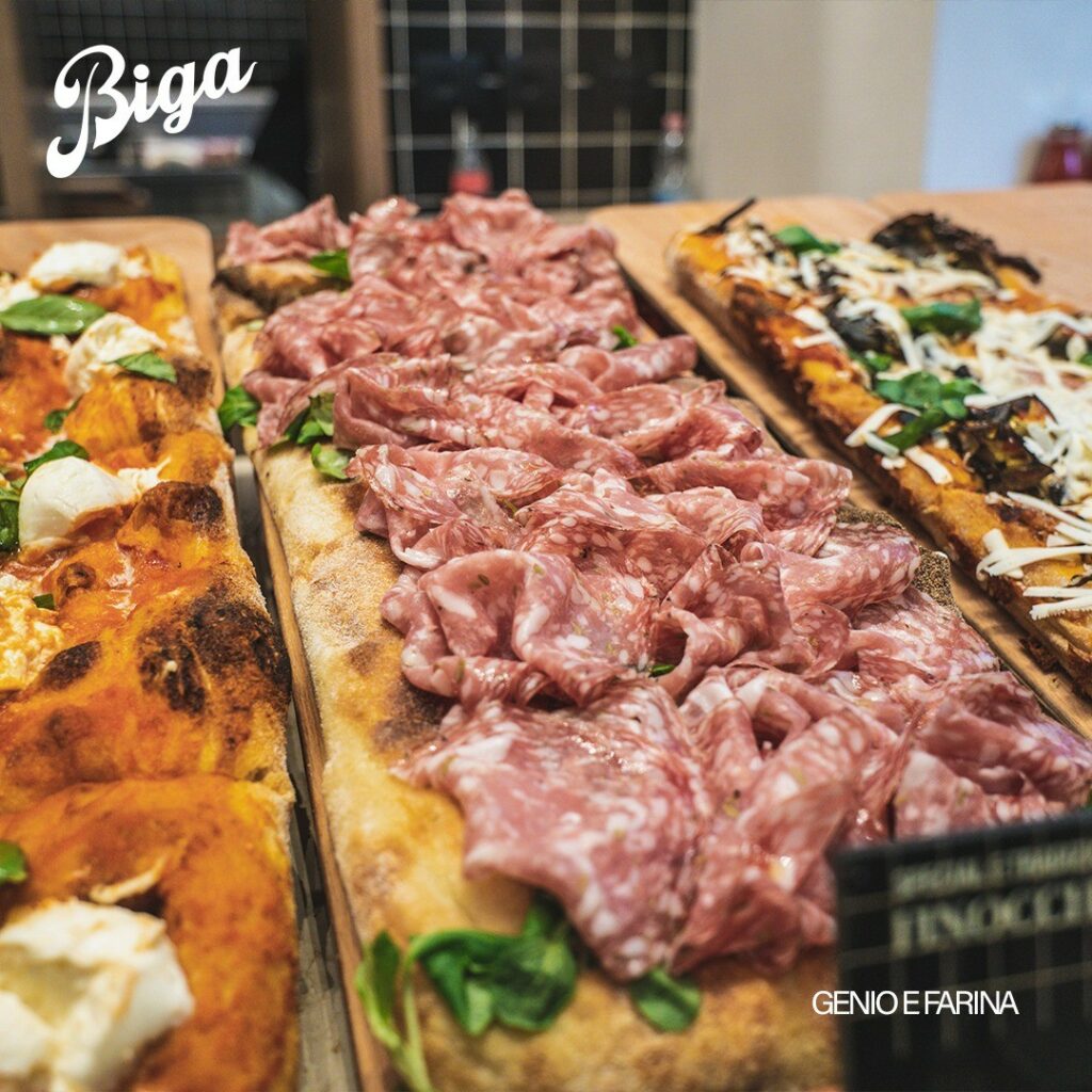 Migliori pizzerie Palermo, pizza a taglio, pizze rettangolari Biga, pizzeria Biga