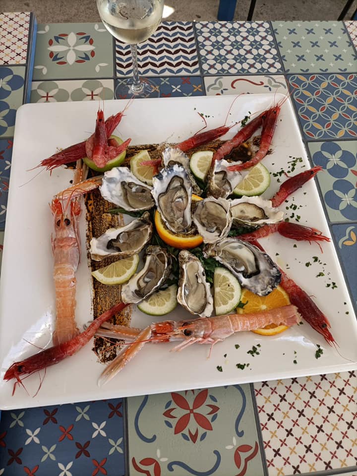 Dove mangiare ad Alcamo Marina, piatto ristorante, cruditè di mare, Ristorante Sunshine Alcamo Marina