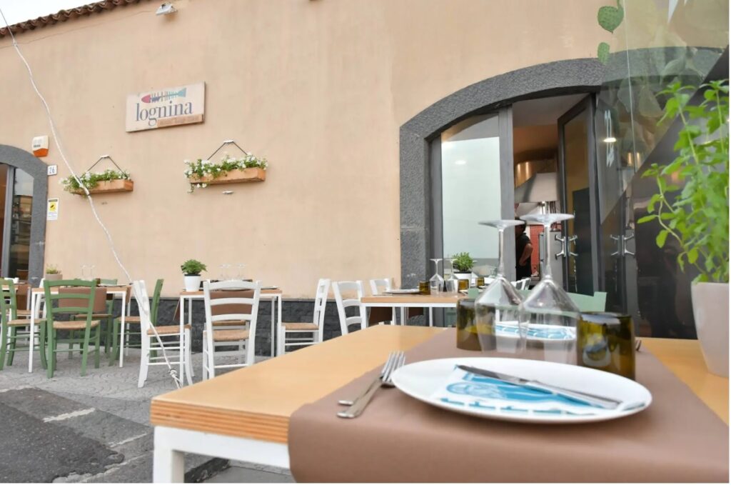 Ristoranti a Catania sul mare, ristorante Lognina, Lognina Restaurant, esterni ristorante