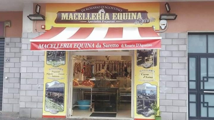Dove mangiare la carne di cavallo a Catania, Catania, Macelleria Equina Da Saretto, esterni, insegna, locale, negozio