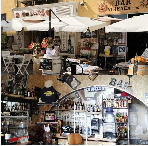 Dove fare aperitivo ad Agrigento, Bar Athenea 90, Esterni, Interni, Arredamento