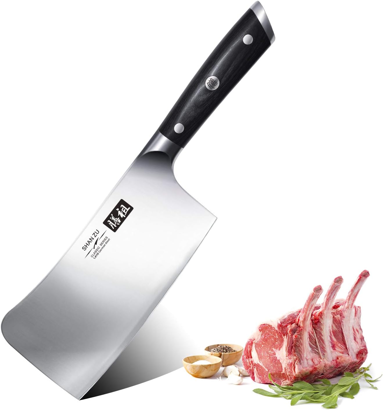 I migliori coltelli da macellaio professionali, coltello, macellaio, lama, SHAN ZU Coltello Da Macellaio Acciaio Inox , Amazon