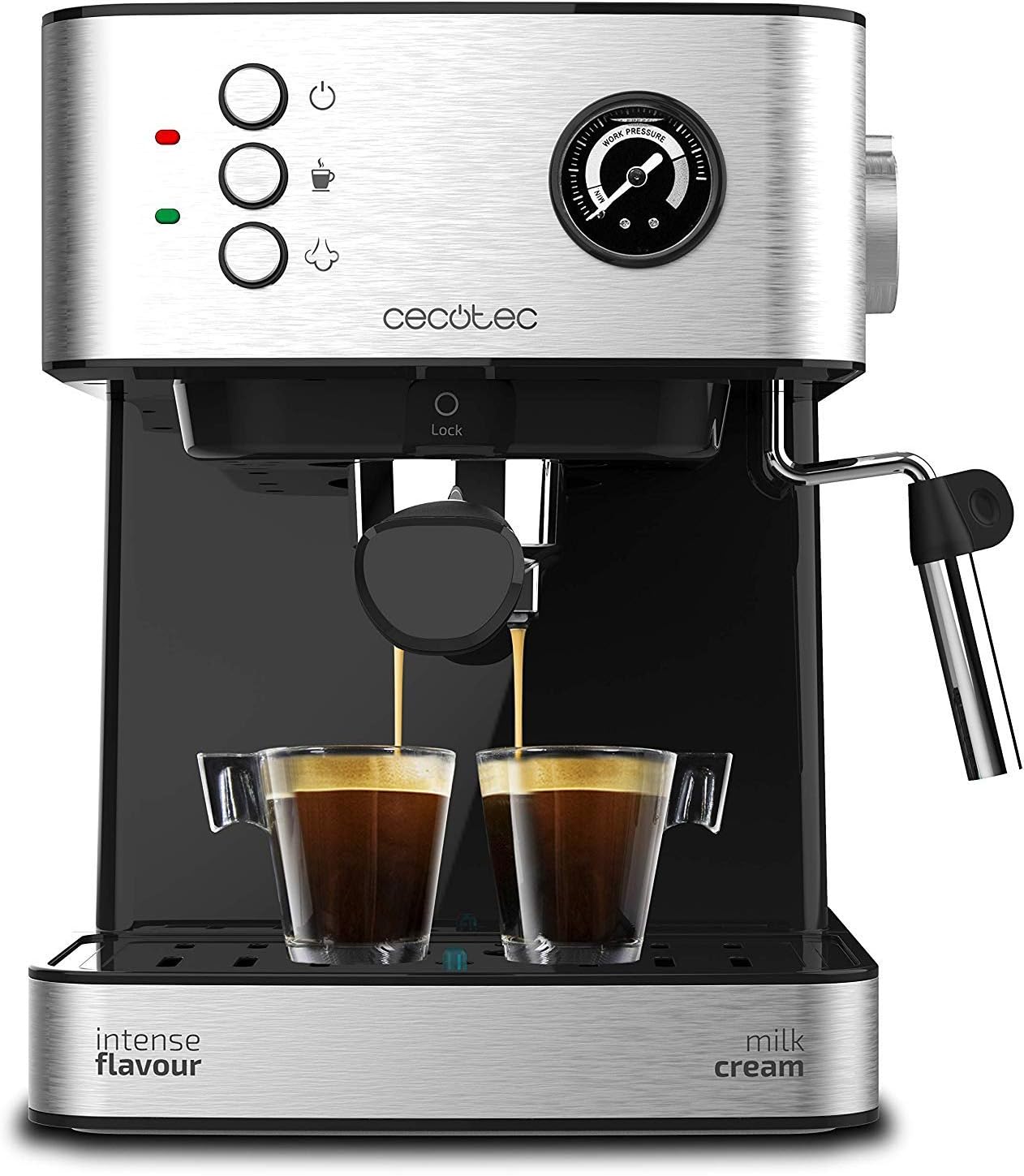 le migliori macchine per caffè con cappuccinatore, macchina da caffè, cappuccinatore, Cecotec PowerEspresso 20 Professionale