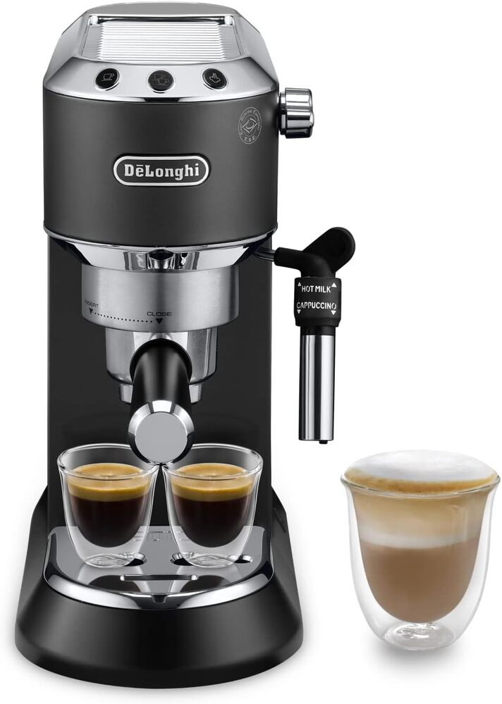 le migliori macchine per caffè con cappuccinatore, macchina da caffè, cappuccinatore, De Longhi Dedica EC685B